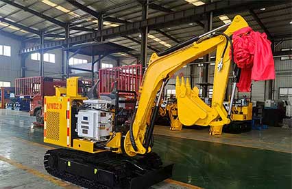 山東礦安重工有限公司自主研發(fā)生產(chǎn)的MWD2.0小型挖掘機(jī)發(fā)貨
